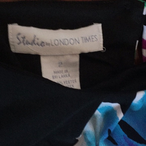 🎉 HP 🎉 NWOT London Times Floral Dress - Picture 3 of 4